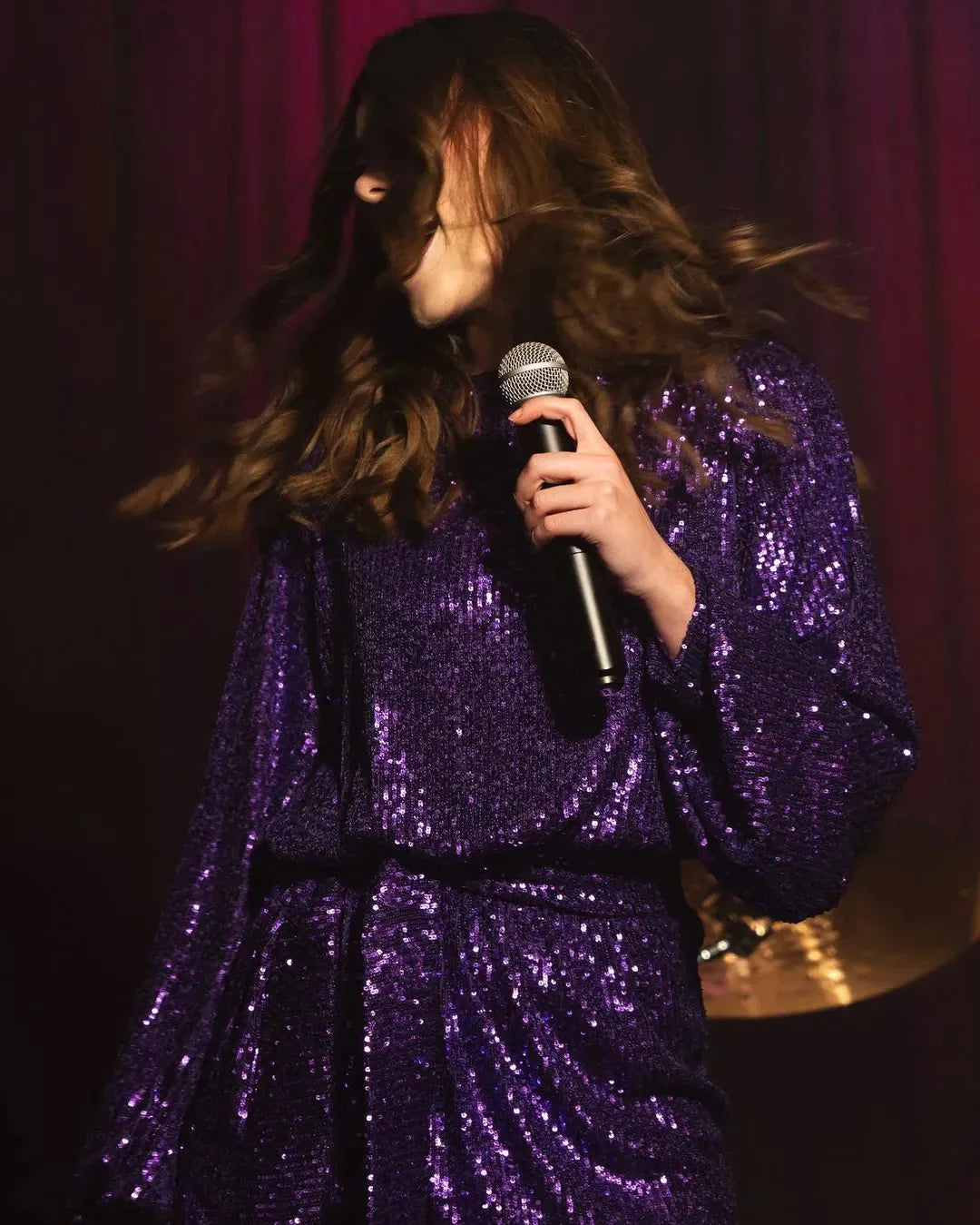 SONNET SEQUINED EVENING DRESS