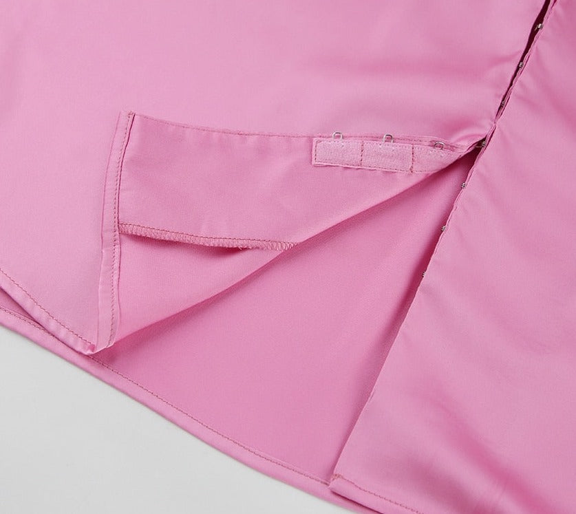 PINK FLOWER BLOUSE