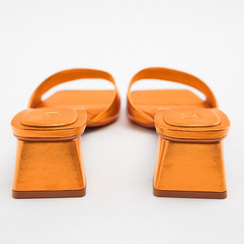 ORANGE SANDALS
