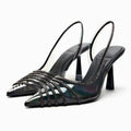 SLINGBACK RHINESTONE