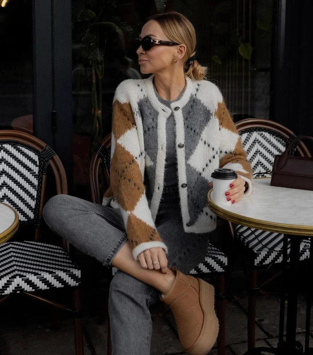ARGYLE SWEATER
