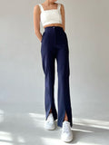 ELEGANT SLIT PANTS