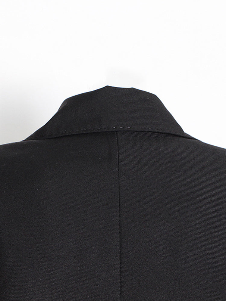 RUFFLES HEM BLAZER
