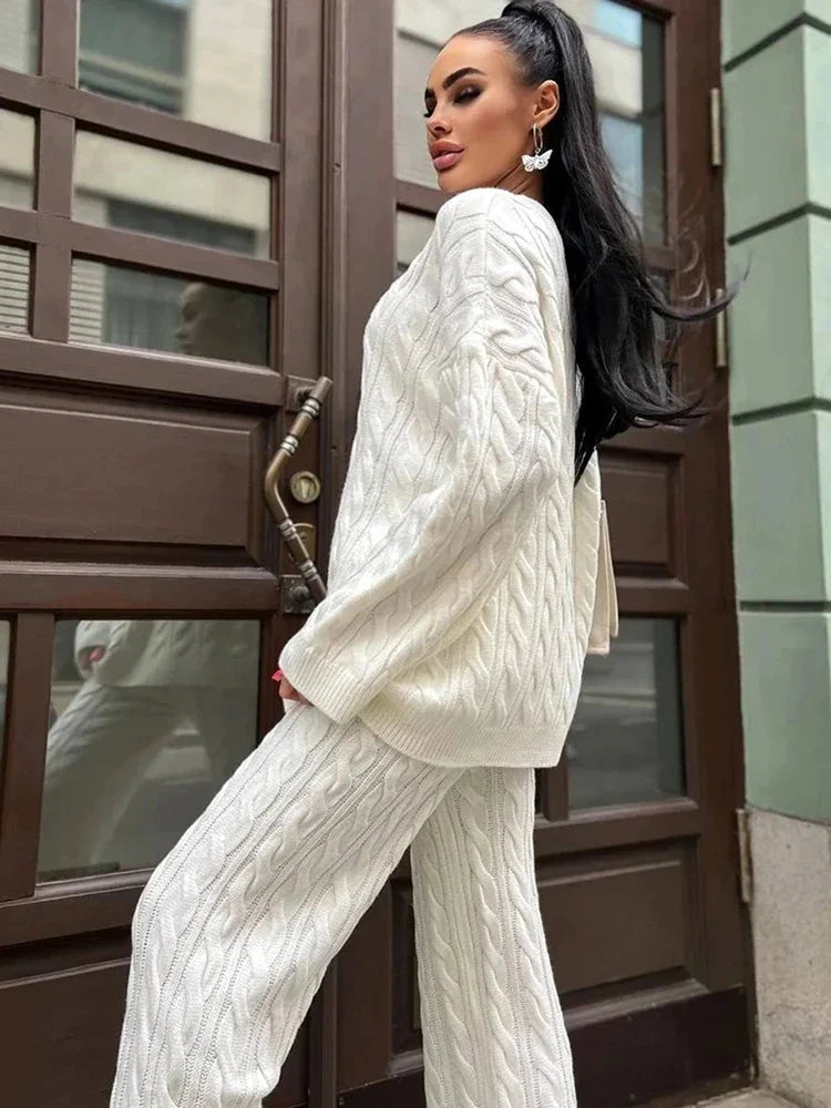 KNIT PULLOVER SET