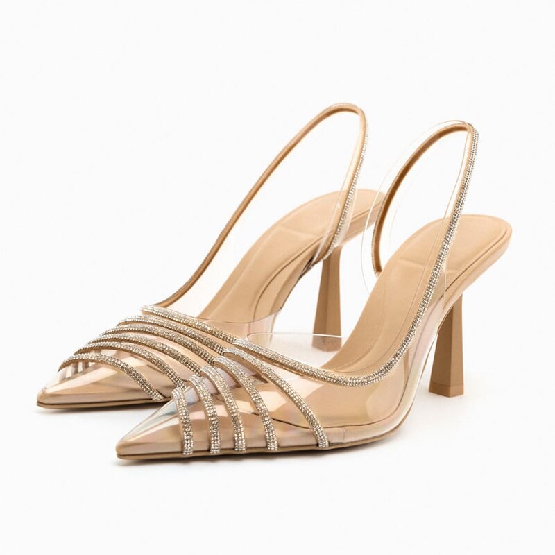 SLINGBACK RHINESTONE