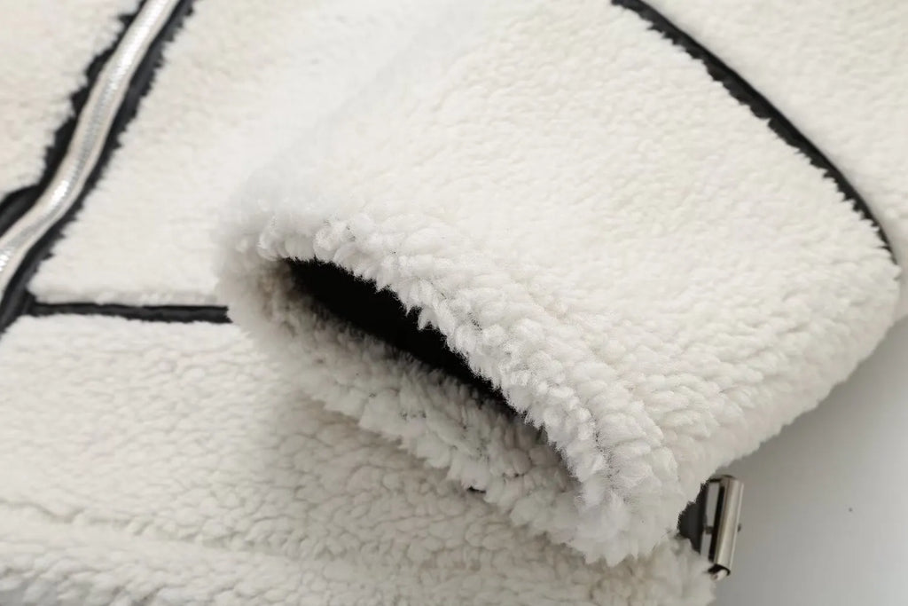 DANIELLE LAMB WOOL COAT