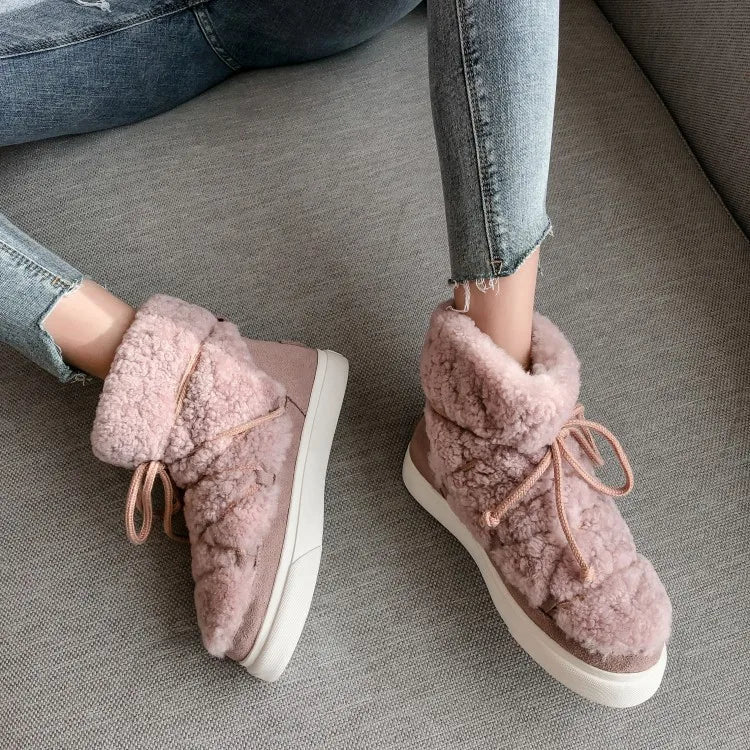 WOOL SUEDE SHOES