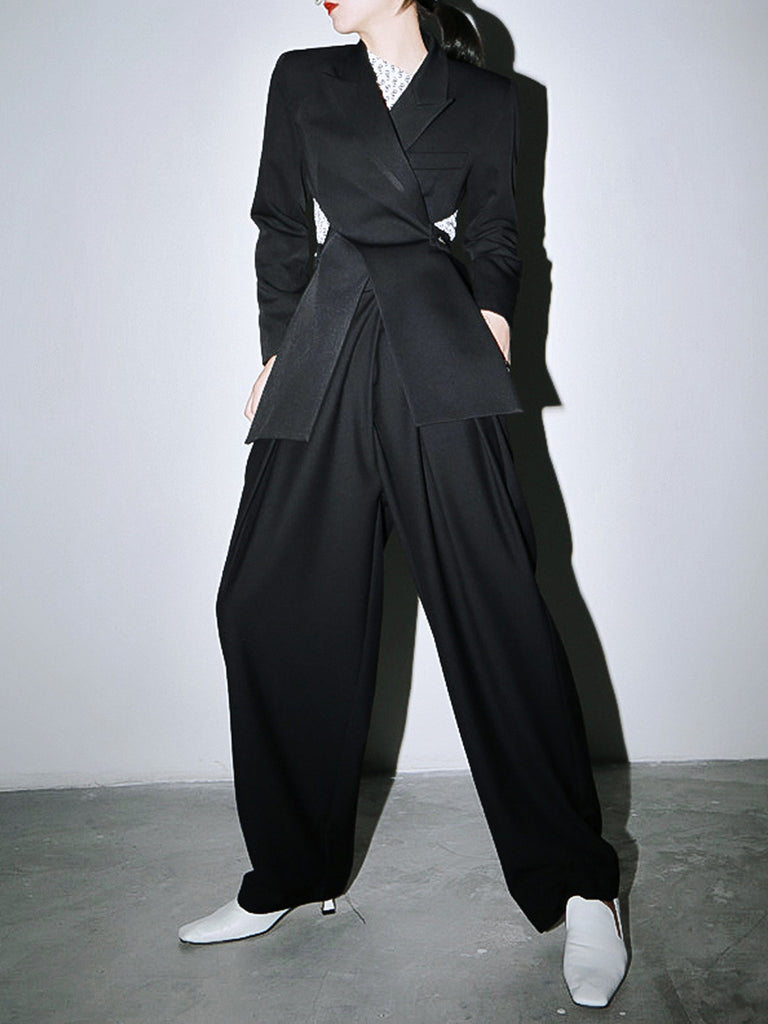 CROSS SPLIT BLAZER