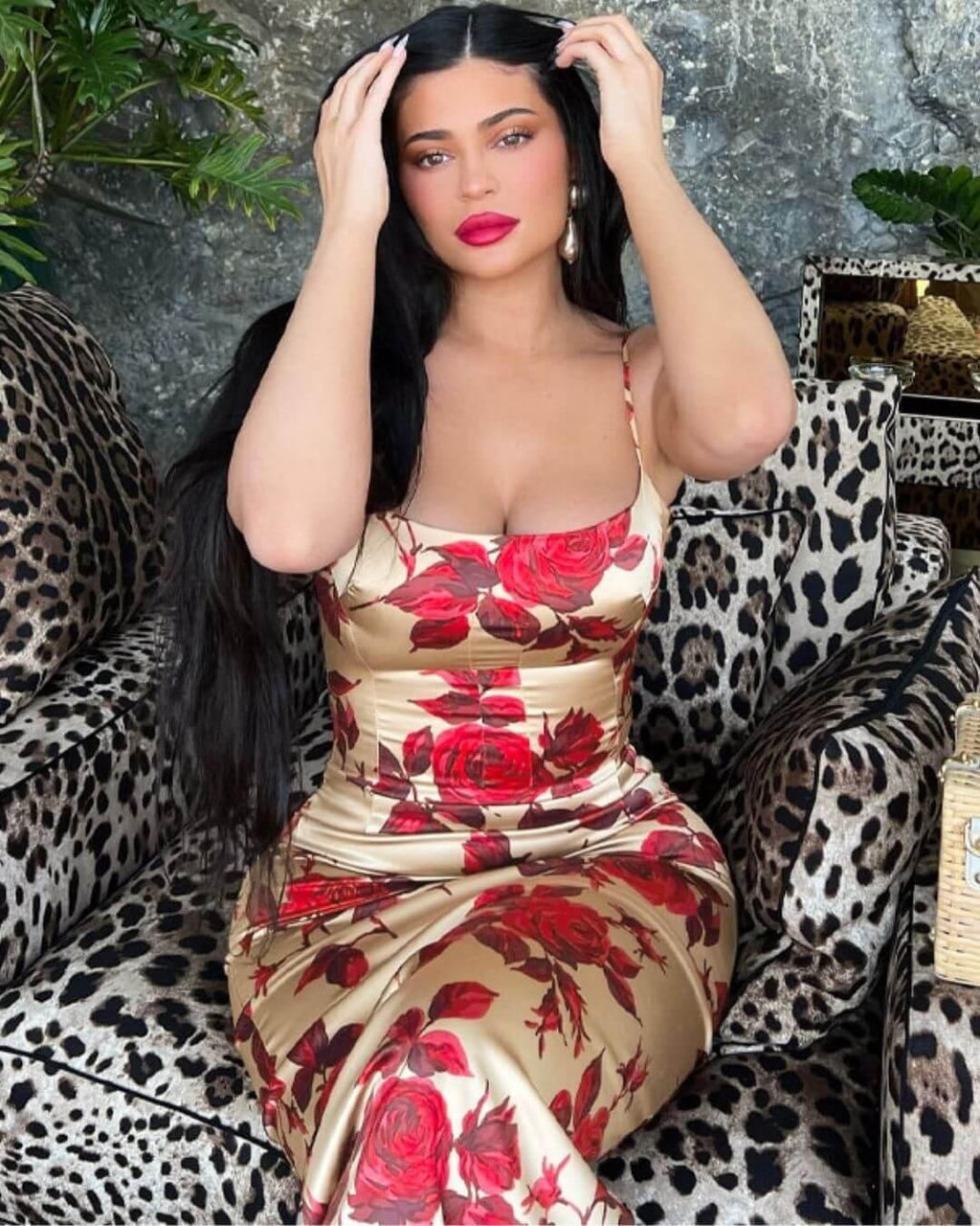FLORAL PRINTED MIDI DRESS