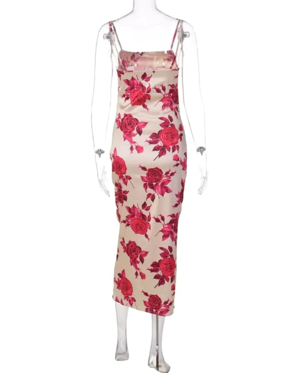 FLORAL PRINTED MIDI DRESS