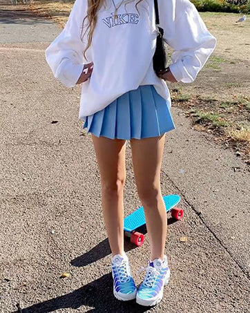 MINI PLEATED SKIRT